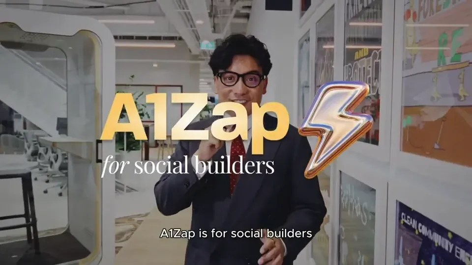 Poster for A1Zap: The Social Network Layer for AI Apps