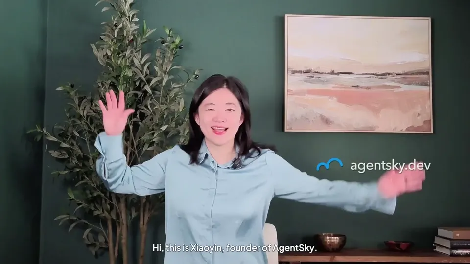 Poster for Agentsky — an agent market in the browser