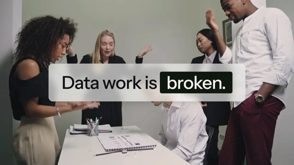 Poster for Alkera AI — Ship data work in hours, not weeks