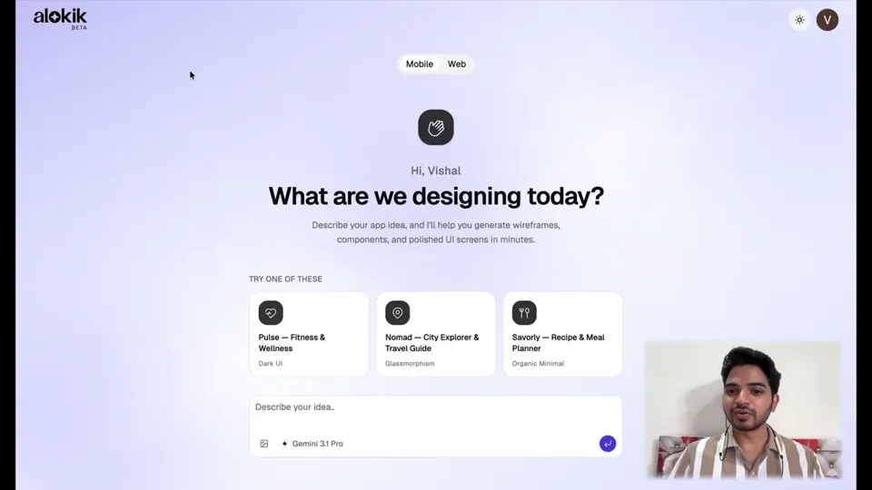Poster for Alokik launches AI design tool