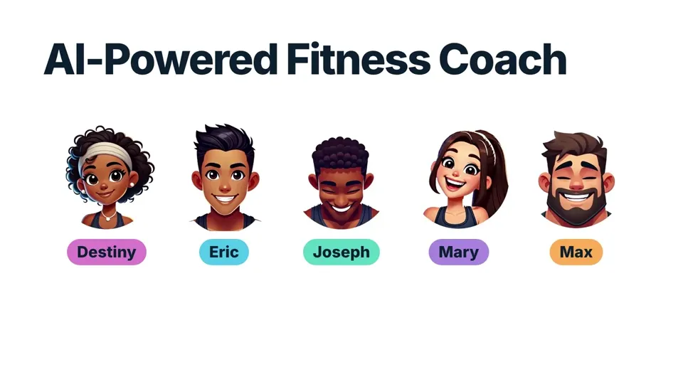 Poster for Blaze — an AI fitness coach