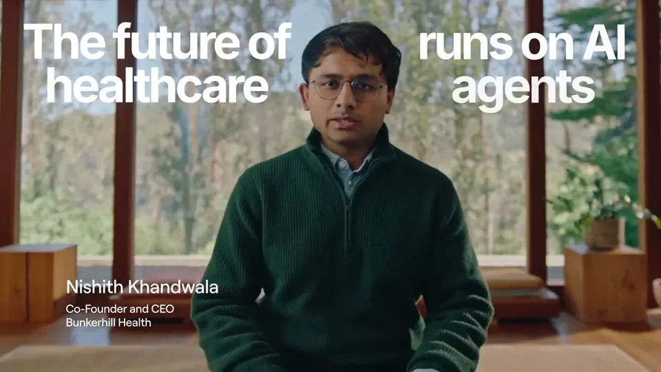 Poster for Bunkerhill — $55M for AI in health systems