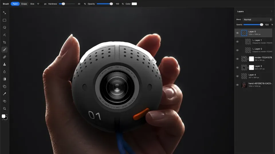 Poster for Compositor — a free Photoshop-like image editor