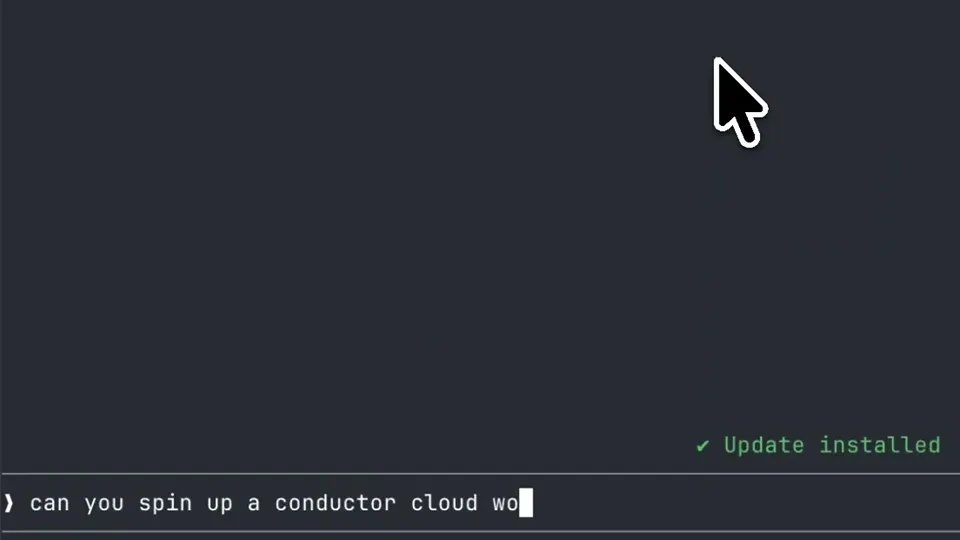 Poster for Conductor MCP — cloud sessions for coding agents