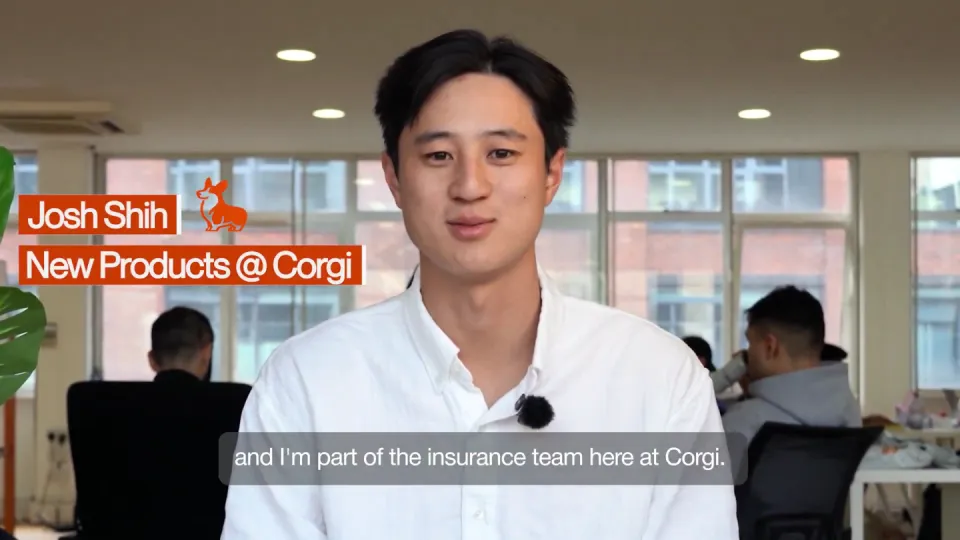 Poster for Corgi — Business Insurance at the Speed of Compute