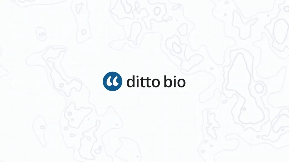 Poster for Ditto Bio: AI-Powered Parasite Biology Therapies for…