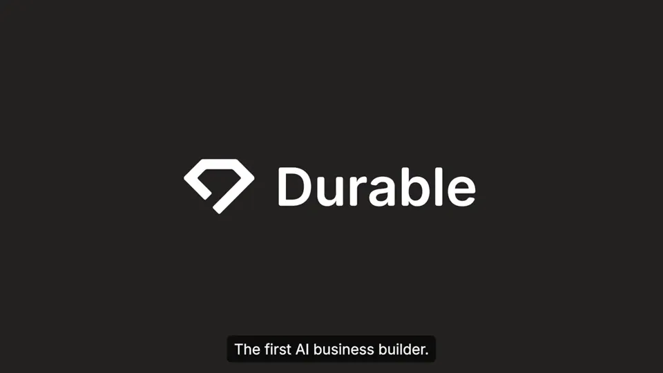 Poster for Durable — Introducing Durable: AI Business Builder…