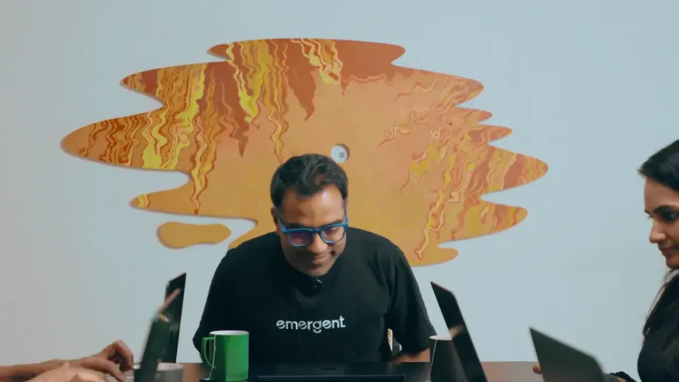 Poster for Emergent Labs — We raised $23M Series A but…