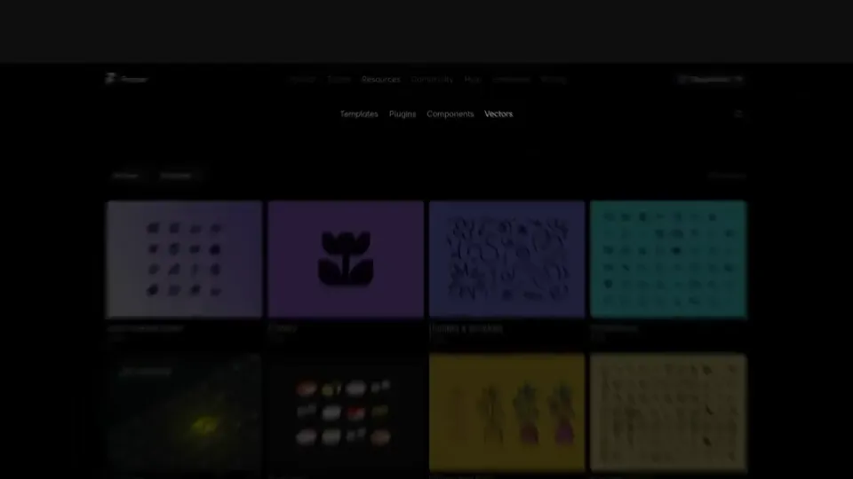 Poster for Framer — Vectors Now Available on Framer Marketplace