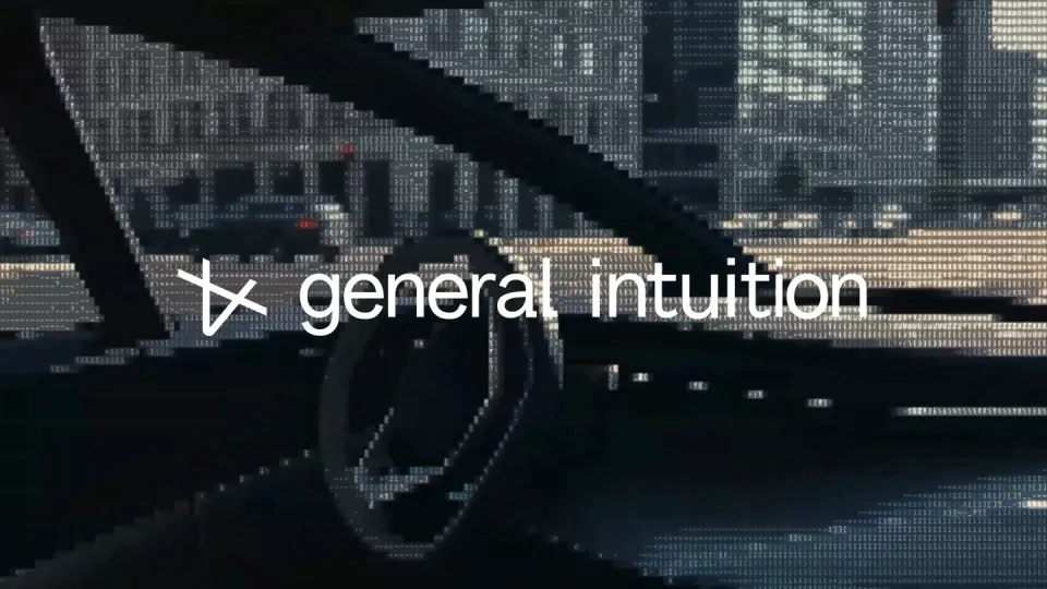 Poster for General Intuition — We are the frontier lab for acting…