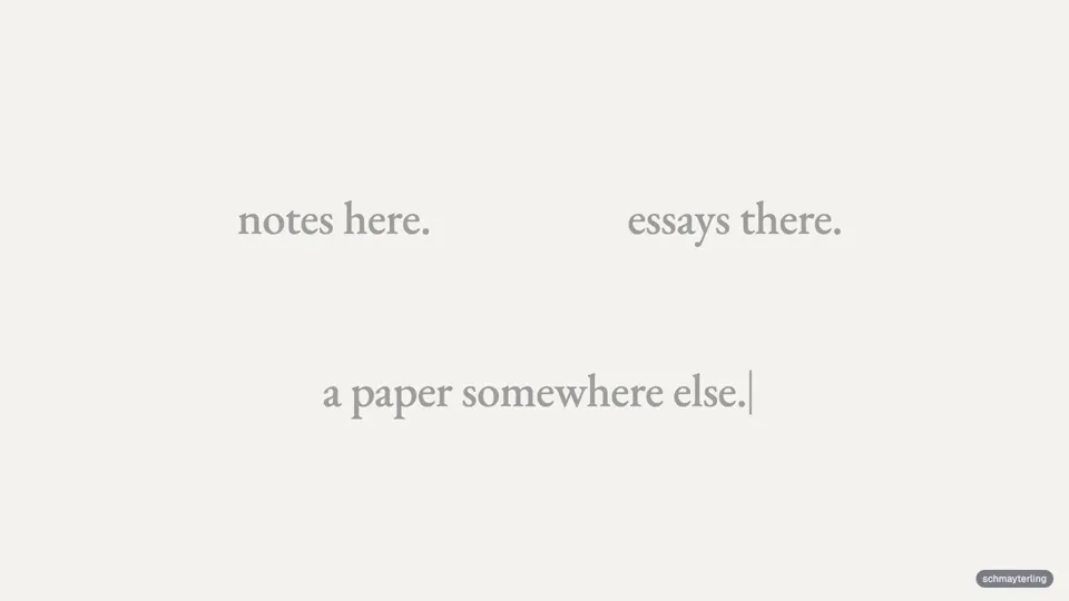 Poster for hibi — one app for everything you write