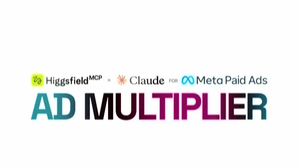Poster for Higgsfield Ad Multiplier — endless Meta ad variants