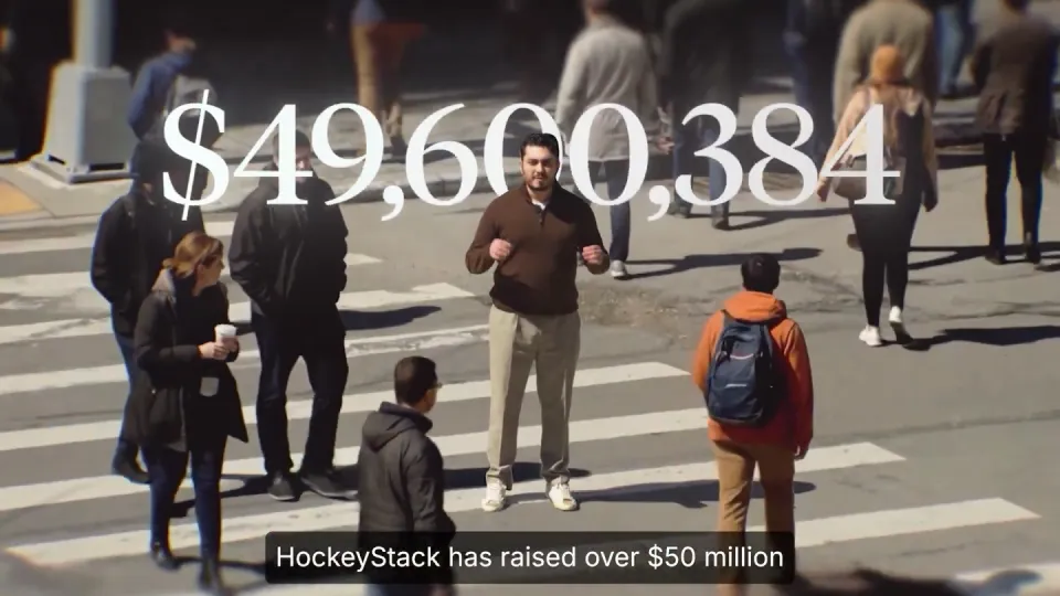 Poster for HockeyStack — Revenue Agents for the Enterprise.…