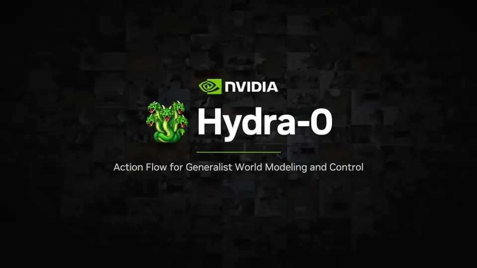 Poster for Hydra-0 — a generalist robot world model