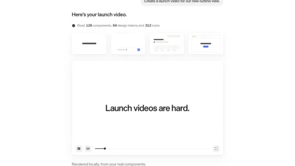 Poster for Launchvideo — tasteful product videos in your codebase