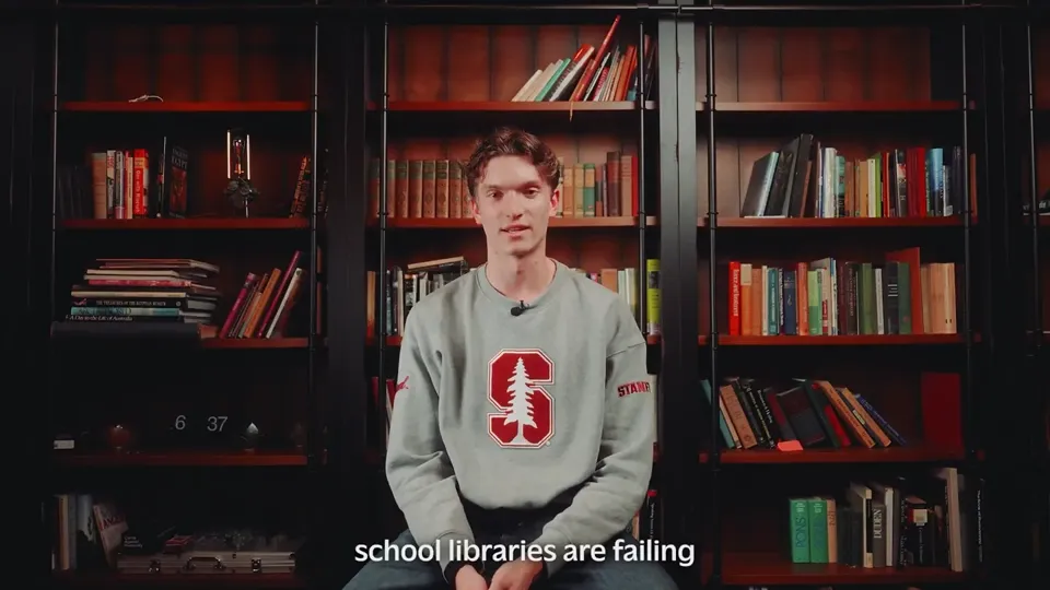 Poster for LibrarLabs: AI Librarian to Save Staff Time and…