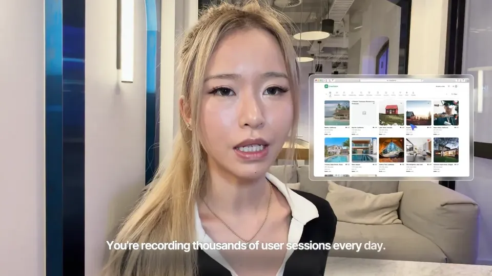 Poster for Lucent: AI that watches session replays to find bugs…