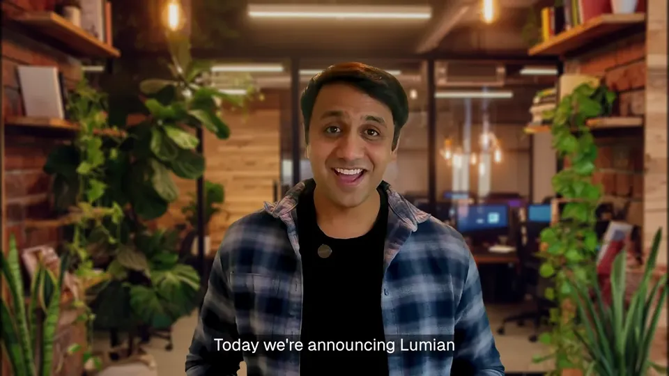 Poster for Lumian — $3M to run Amazon brands with AI