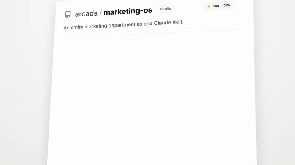 Poster for Arcads — An open-source marketing department in a box