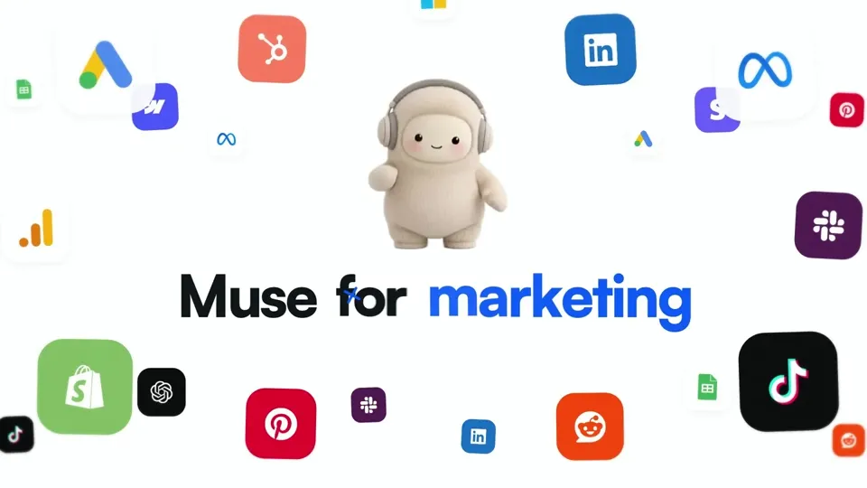 Poster for Muse for Marketing — ads, SEO, and site tools in Muse