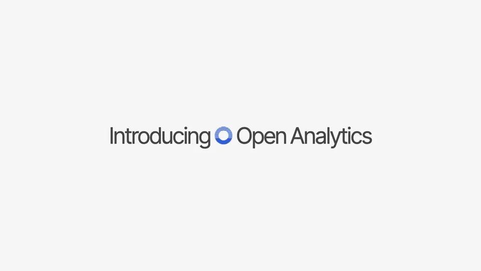 Poster for Open Analytics — open-source web analytics you own