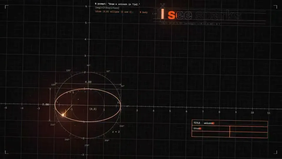 Poster for P(doom) — a generative three.js music video