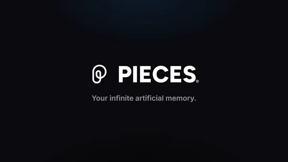 Poster for Pieces — your infinite artificial memory