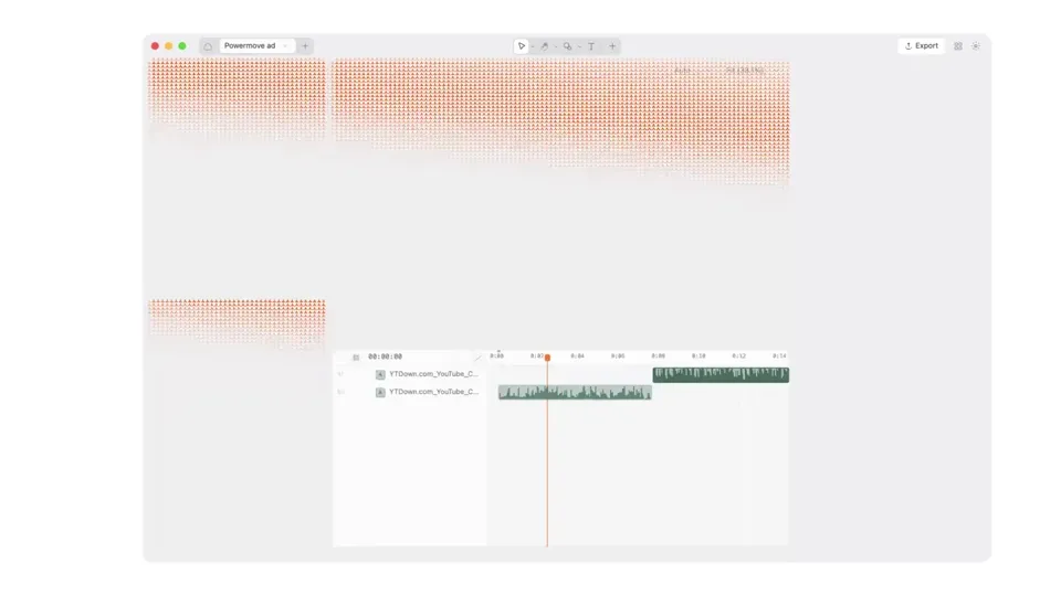 Poster for Powermove — a video editor you can reshape with agents