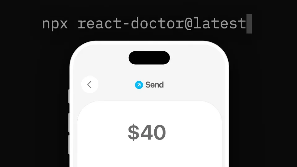Poster for React Native Doctor Mobile app debugging