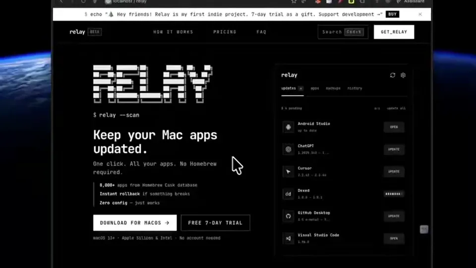 Poster for Relay launch