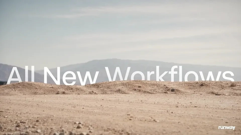 Poster for Runway Workflows — compositing, alpha, HDR