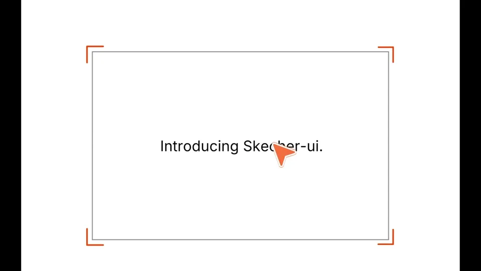Poster for Skecher UI — a motion component library on shadcn