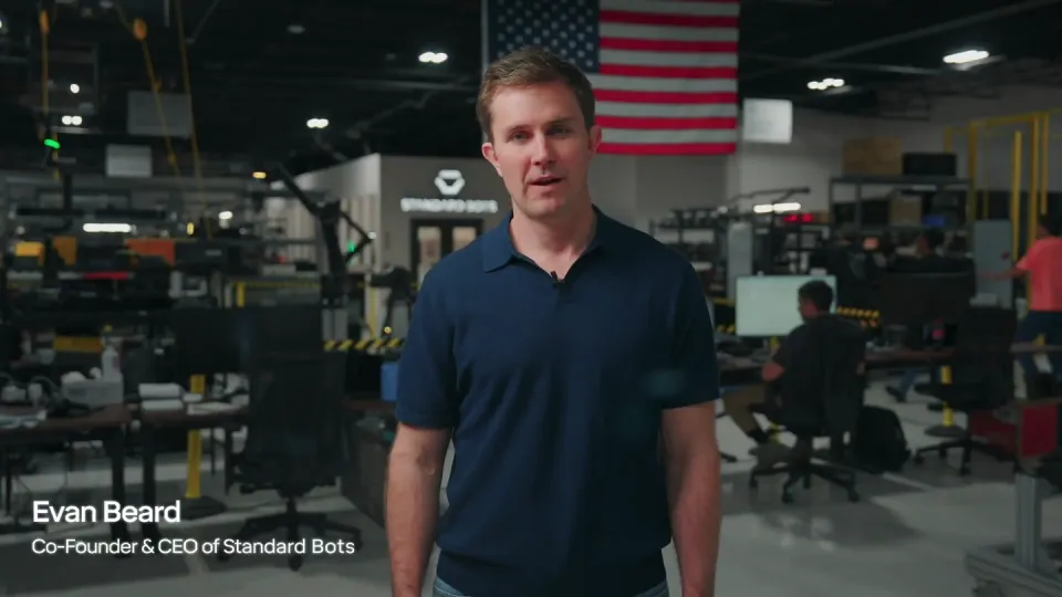 Poster for Standard Bots — Vertically integrated, AI-native…