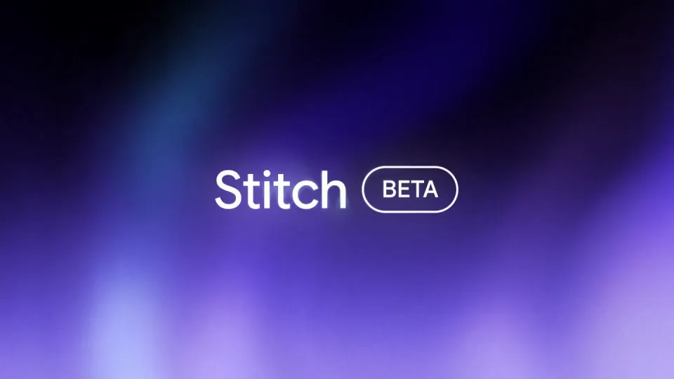 Poster for Stitch — AI-native vibe design canvas