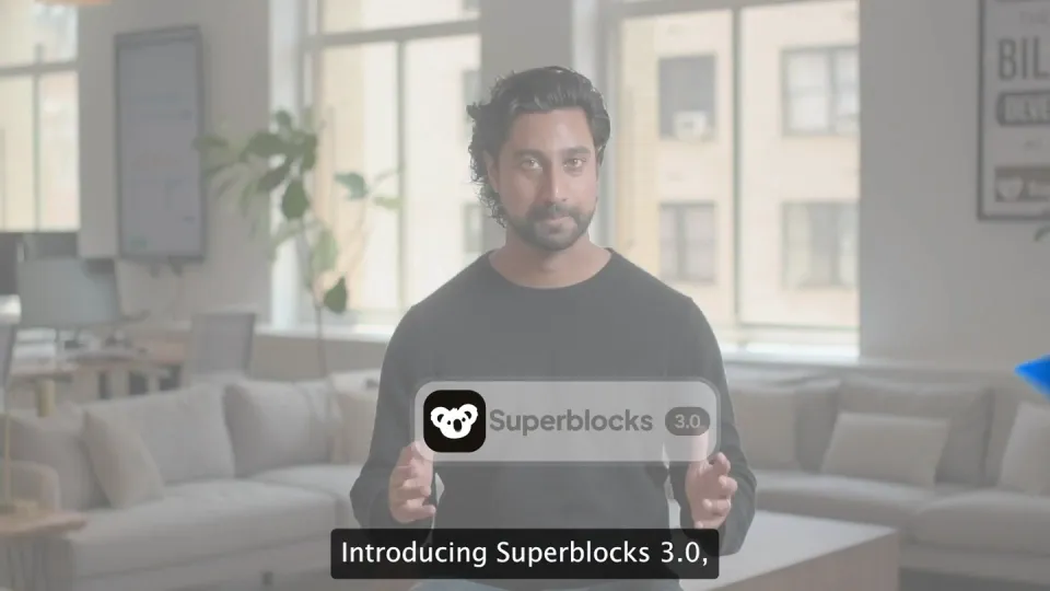 Poster for Superblocks — vibe code business apps