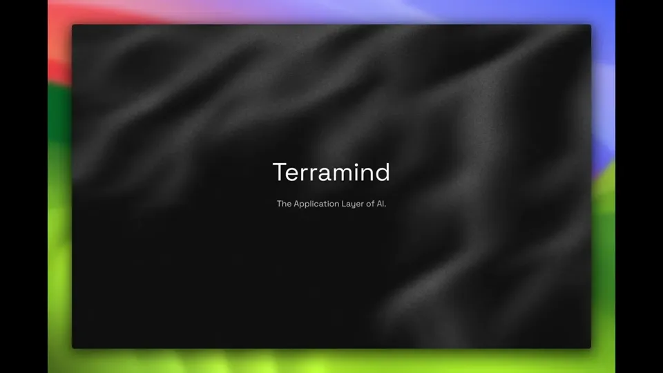 Poster for Terramind launch
