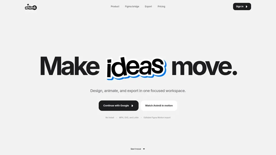 Anim8 — Make ideas move