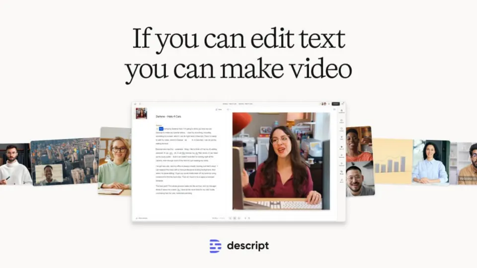 Descript — Edit video as easily as editing text