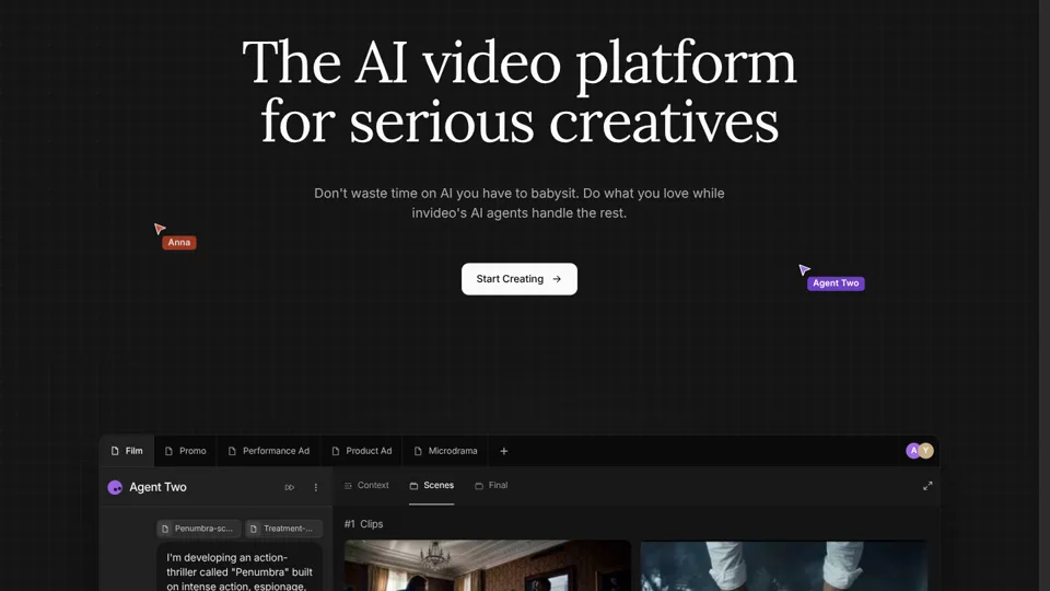 Invideo — The AI video platform for serious creatives