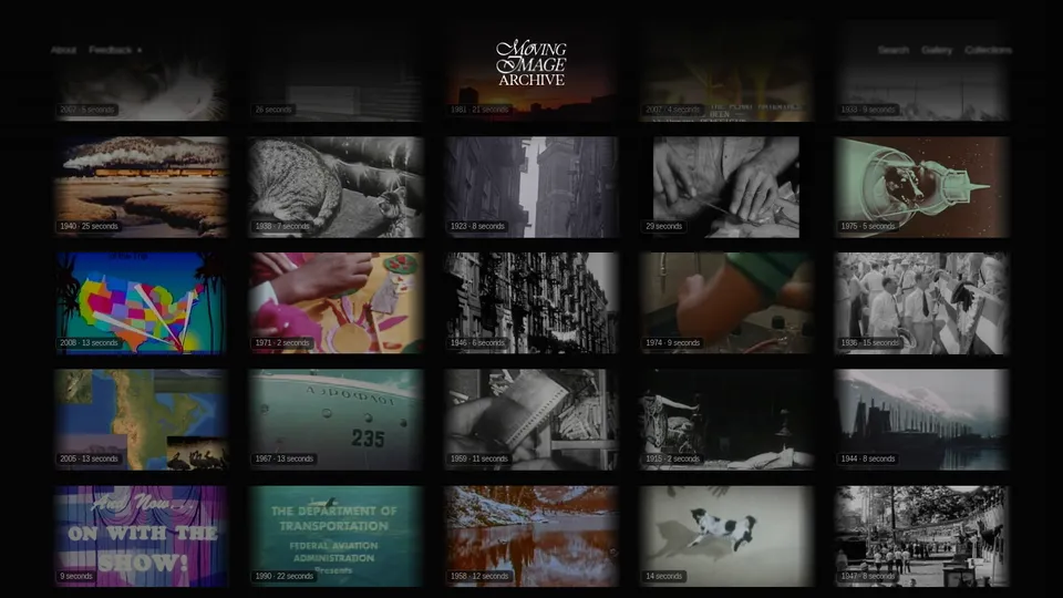 Moving Image Archive — Search archival footage by the shot