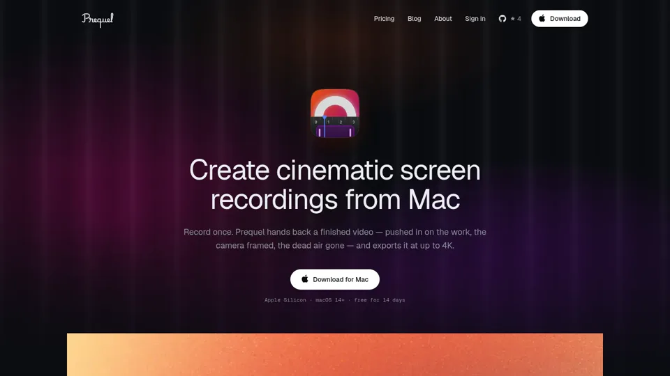 Prequel — Create cinematic screen recordings from Mac