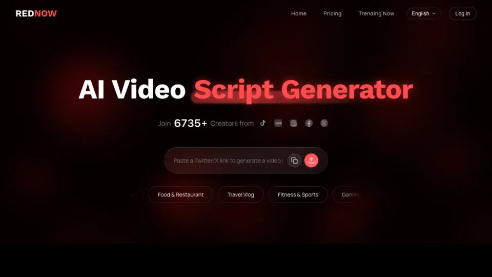 RedNow — See the script behind any video