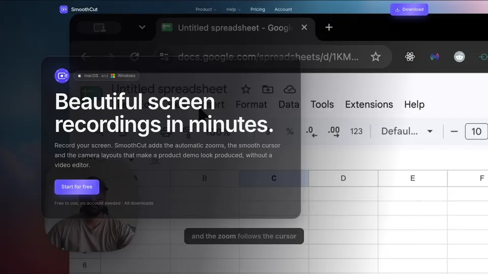 SmoothCut — Automatic zooms, without a video editor