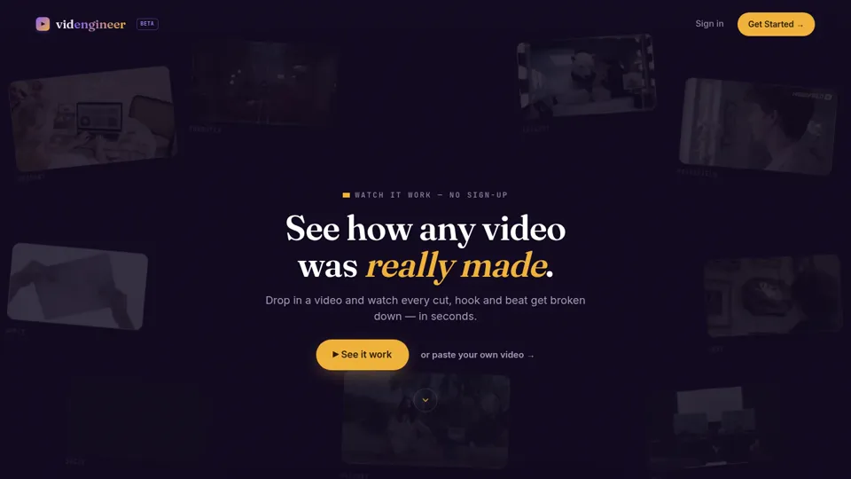 videngineer — Reverse-engineer any video