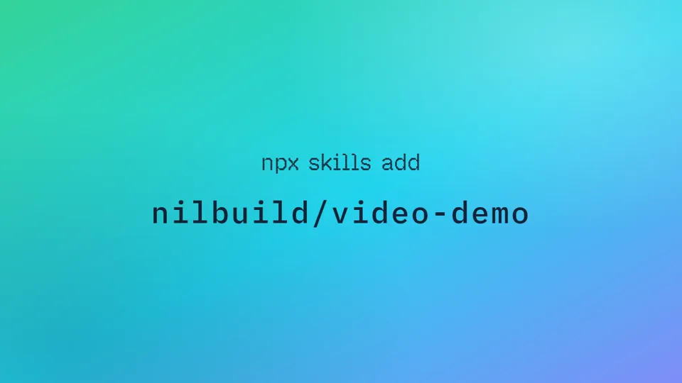 video-demo — Narrated demos, filmed by your agent